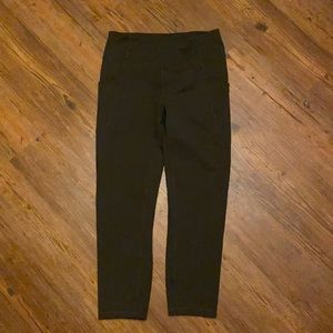 Lululemon Invigorate leggings. Olive green, Size 8, 25” inseam